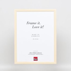 Ефект деревяної рами профіль 89 білий 50x60 см акрилове скло