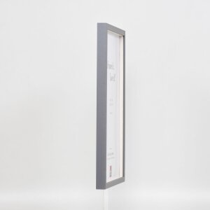 Эффектная деревянная рама профиль 35 антрацит 50x60 см обычное стекло + разделитель