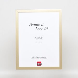 Деревяна рамка Top Cube 50x75 см золото звичайне скло