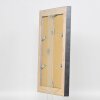 Эффектная рама из массива дерева профиль 28 серебро 50x75 см акриловое стекло