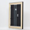 Эффектная деревянная рама профиль 95 черный 50x75 см антибликовое стекло