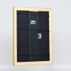 Эффектная деревянная рама в стиле барокко профиль 37 античное золото 50x75 см музейное стекло