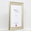 Эффектная деревянная рама профиль 95 серебро 59,4x84,1 см акриловое стекло