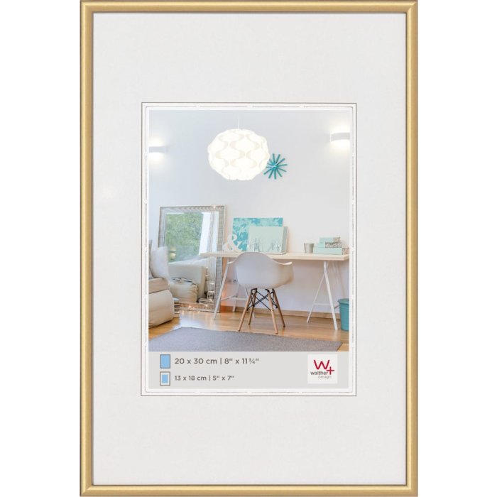 Пластиковая рамка Walther NEW LIFESTYLE 20x30 см золото