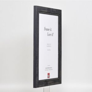 Рамка для картини з акрилового скла з ефектом масиву дерева 2240 чорна 60x60 см