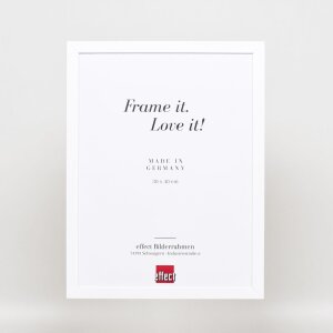 Ефектна деревяна рама Top Cube 60x80 см біле антиблікове скло