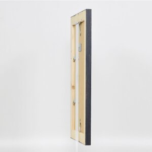 Рамка для картини з масиву дерева з ефектом 2240 чорна 60x90 см звичайне скло