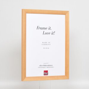Ефектна деревяна рама Top N береза 62x93 см антиблікове скло