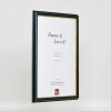 Эффектная деревянная рамка профиль 21 синий 7х10 см обычное стекло