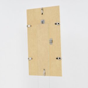 Безрамковий тримач для картини 70x100 см звичайне скло