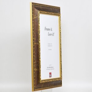 Рамка для картин в стилі бароко профіль 31 коричневий 70x100 см прозоре скло Effect Baroque