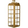 Фонарь из жести 17x17x60 см 5Y0916
