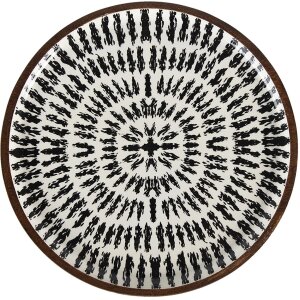 Декоративная чаша (3 шт.) разноцветная Ø 28x2 - Ø 23x2 - Ø 20x2 см 6H1976