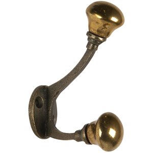 Гачок настінний золотий 3x5x9 см 6Y4586GO