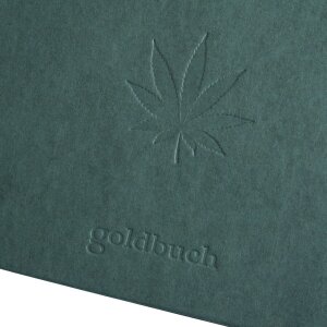 Фотоальбом Goldbuch конопляний канцелярський Midnight Green 25x25 см 60 білих сторінок