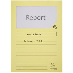 Упаковка 100 папок для вікон DIN A4 без пластику...