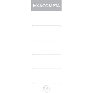 Exacompta этикетки на корешок 80 мм белые 185x56 мм 10...