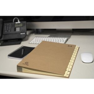 Органайзер Exacompta 24 отделения A-Z Kraft DIN A4 25x33 см