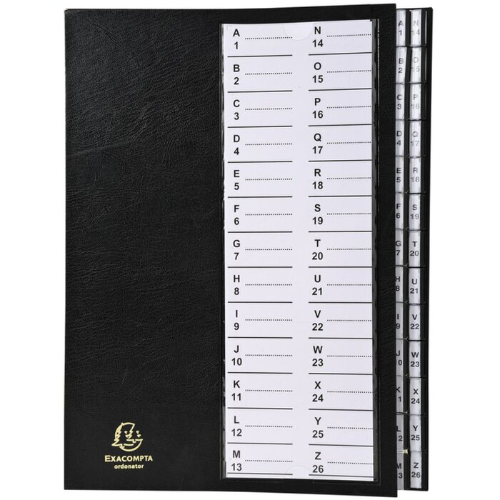 Exacompta 621226E Папка-органайзер з фіксованою кришкою на розтяжці 25x33 см