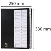 Exacompta 621226E Папка-органайзер з фіксованою кришкою на розтяжці 25x33 см