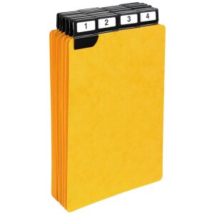 Exacompta 13748E Перегородки з віконними вкладками 210x148мм чорні 25уп.