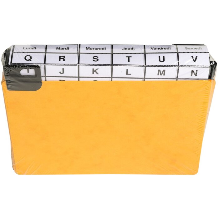 Exacompta 13752E 24 роздільники віконні вкладки металеві 105x148мм алфавітні