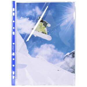 Exacompta 5870E 100 шт. кишені для брошур Stop Doc гладкі...