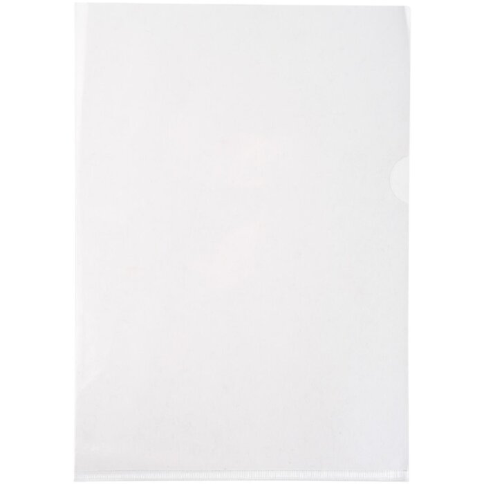 Ексклюзивна упаковка 100 гладких папок з поліпропілену 120 мкм DIN А4 з кришталевим покриттям