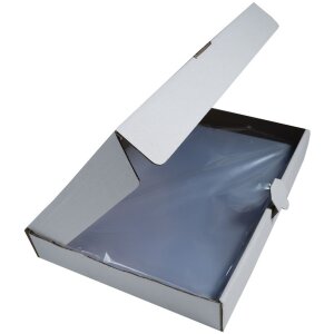 Ексклюзивна упаковка 100 гладких папок з поліпропілену 120 мкм DIN А4 з кришталевим покриттям