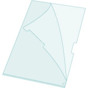 Ексклюзивна упаковка 100 гладких папок з поліпропілену 120 мкм DIN А4 з кришталевим покриттям