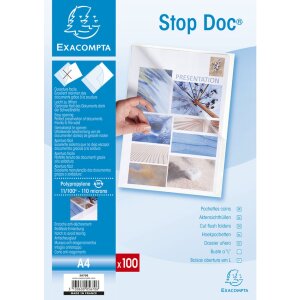 Exacompta 5670E Stop Doc A4 110µ кристал 100 шт.