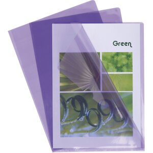 Exacompta 661205E 100 файлових папок ПВХ 130µ DIN A4 фіолетовий