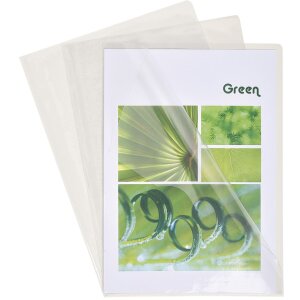 Exacompta 661230E 100 кишень для файлів ПВХ 130µ DIN A4 кришталь