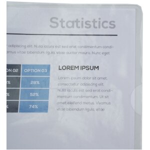 Exacompta 661230E 100 кишень для файлів ПВХ 130µ DIN A4 кришталь