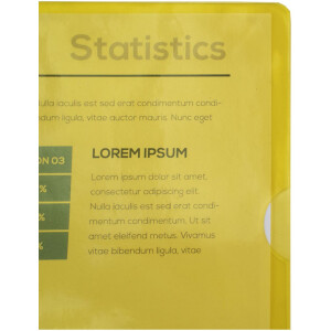 Exacompta 100 Aktensichthüllen PVC 130µ DIN A4 Gelb