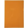 Папки для документів Exacpla 100 гладкі ПВХ 130 мкм DIN A4 помаранчеві