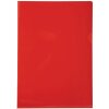 Кишені для файлів Exacpta 130µ DIN A4 червоні 100 штук ПВХ гладкі