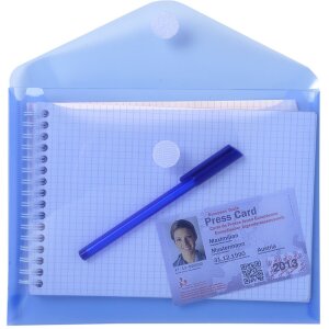 Exacompta упаковка 5 рукавів для брошур на липучці PP 200µ 24x18 см в асортименті