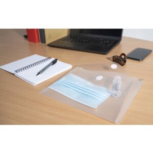 Exacompta упаковка 5 рукавів для брошур на липучці PP 200µ 24x18 см в асортименті