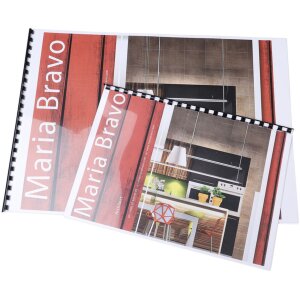 Exacompta 75101E 100 спіралей ПВХ 6 мм чорного кольору для документів А4/А3