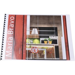 Exacompta 75101E 100 спіралей ПВХ 6 мм чорного кольору для документів А4/А3