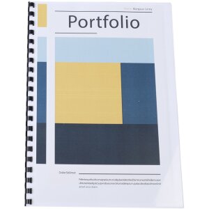 Exacompta 75201E 100 ПВХ спіралей 8 мм чорного кольору для DIN A4 та A3 у альбомному форматі