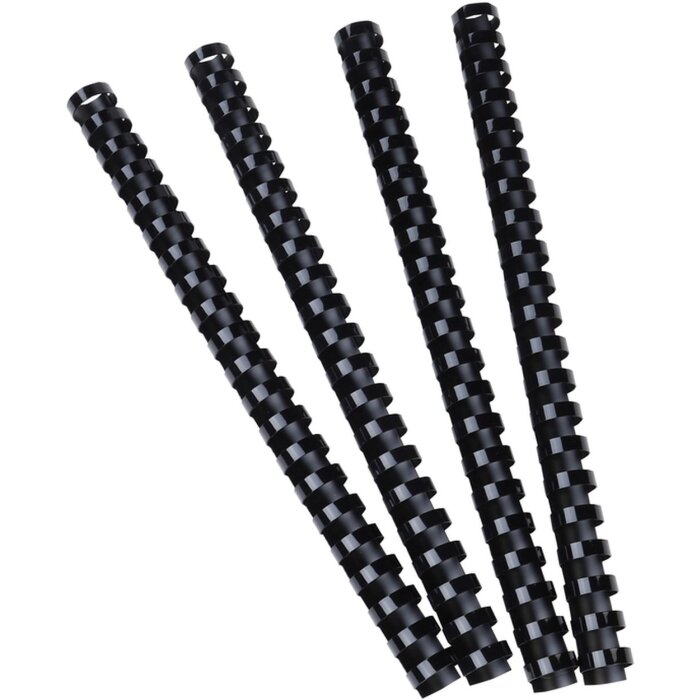 Коробка Exacompta 100 спіралей 16 мм ПВХ для палітурки DIN A4 чорна