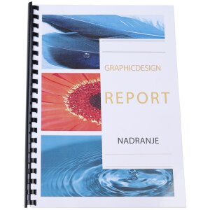 Коробка Exacompta 100 спіралей 16 мм ПВХ для палітурки DIN A4 чорна