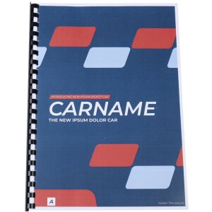 Exacompta 76401E Спіралі для палітурки 12 мм ПВХ чорні 25 штук DIN A4 65-90 аркушів