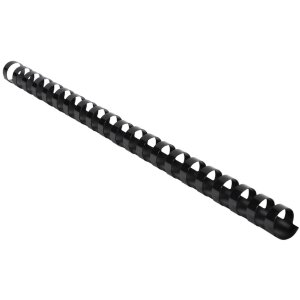 Коробка Exacpta 25 спіралей 16 мм ПВХ для палітурки А4 чорна