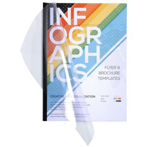 Exacompta 42745E Кришка ПВХ 200мкм кришталева DIN A3 100 шт.