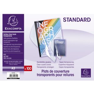 Exacompta 42745E Кришка ПВХ 200мкм кришталева DIN A3 100 шт.