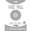 Картотечні картки А5 в клітинку 100 штук рожеві