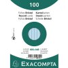 Індексні картки Exacpta A6 на підкладці 100 штук блакитно-сині 205 г/м²